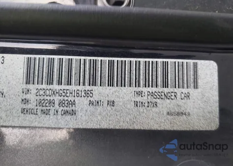 2014 Dodge Charger Sxt z USA, uszkodzony, nr VIN 2C3CDXHG5EH161365